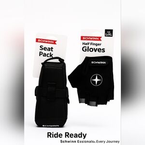 Schwinn Cycling Gloves and Seat Pack